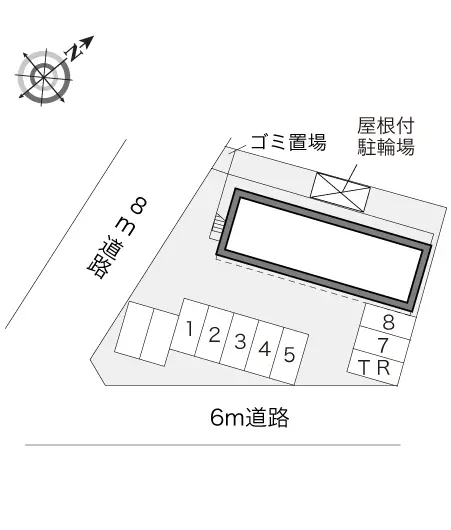 ★手数料０円★春日井市高蔵寺町　月極駐車場（LP）